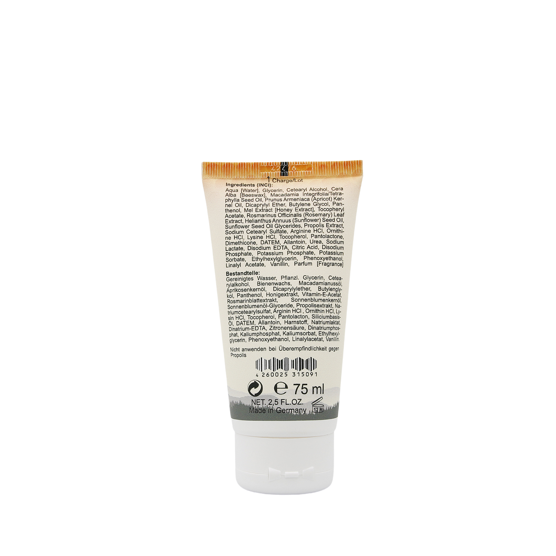 Propolis Handcreme hinten